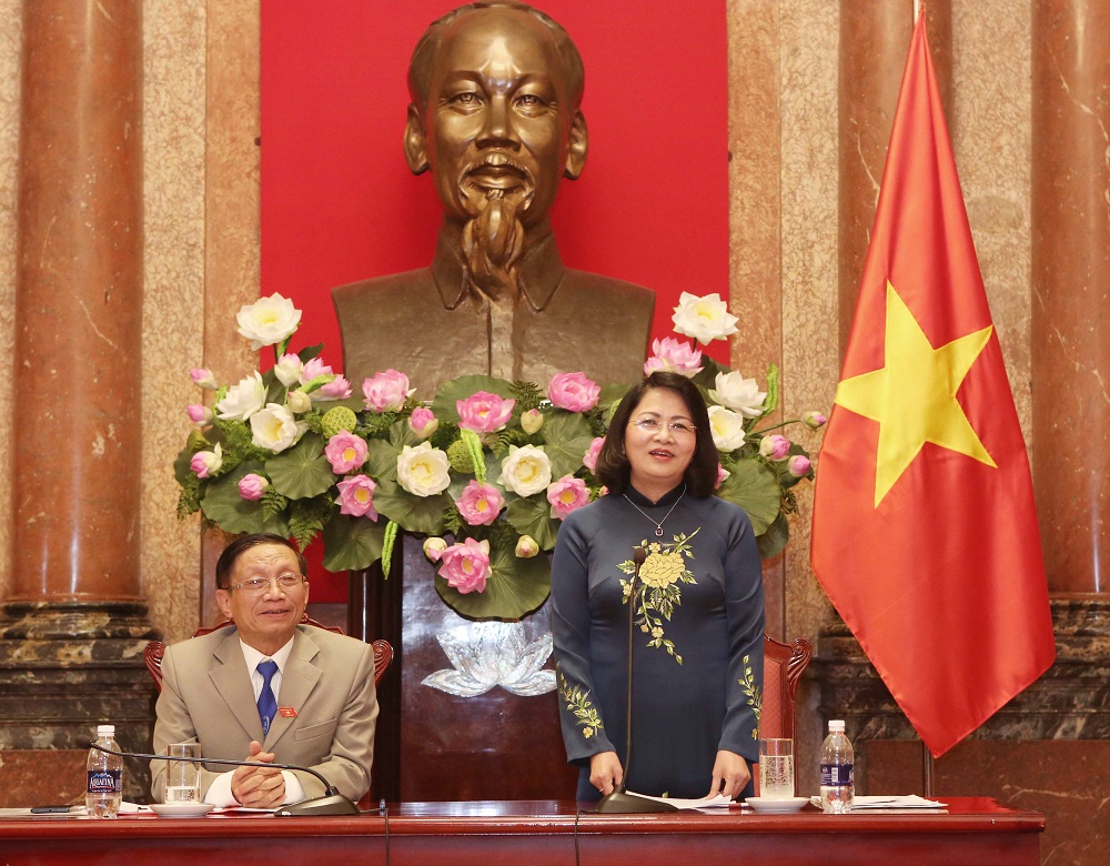 Phó Chủ tịch nước Cộng hòa xã hội chủ nghĩa Việt Nam gặp mặt Đại biểu Hội Đông Y Việt Nam nhân kỷ niệp 70 năm ngày thành lập Hội